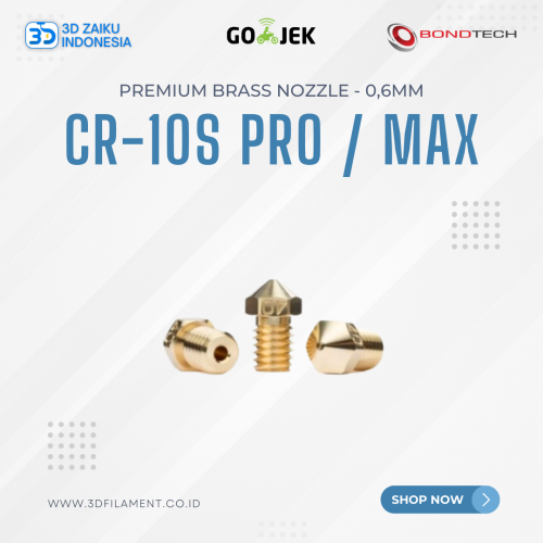 Original Bondtech CR-10S PRO / MAX Premium Brass Nozzle 0,25 mm